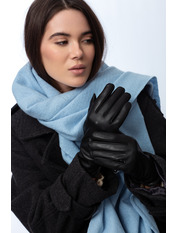 Шкіряні сенсорні рукавиці RUK-54-3 6,5 Чорний Чорний 6,5