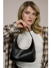 Сумка жіноча з еко-шкіри SYM-24-00 Чорний+золото Золотистий