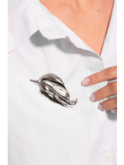 Брошка B-563 Сріблястий