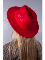 Капелюх фетровий KPF-Б1 Червоний