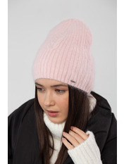 Ангорова шапка SHP-46365 Роуз Рожевий