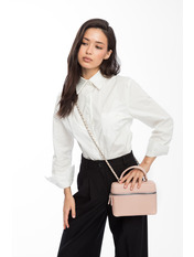 Сумка жіноча з еко-шкіри SYM-30248 Світло-пудровий Рожевий