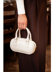 Сумка жіноча з еко-шкіри SYM-25-17 Молочний