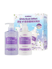 Набір для волосся зволожуючий KUNDAL Gift Edition White Musk Set 2 шт Шампунь 500 мл; Кондиціонер 500 мл