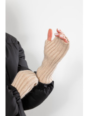 Рукавиці RUK-1521 Молочний Перли one size