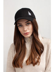 Бейсболка BK-4883 Чорно білий Чорний L/XL