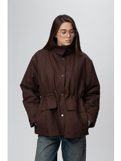 Куртка KR-1226 XS Темний шоколад Коричневий Темний шоколад XS