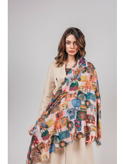 Хустка KP-1908 Пудровий Рожевий