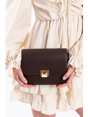 Сумка жіноча з еко-шкіри SYM-23-20 Шоколадний Коричневий