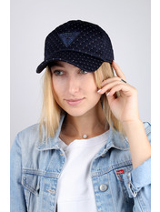 Кепка жіноча репліка GUESS Індиго яя_50-56 см