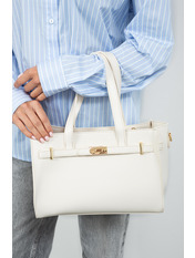 Сумка жіноча з еко-шкіри SYM-25-31 Бежевий