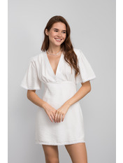 Сукня напівприталена PLA-883 M Молочний Молочний M