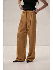 Штани з костюмної тканини BR-601 S Коричневий Коричневий S