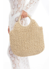 Плетена сумка SS-3205 Бежевий