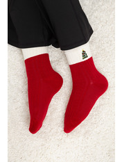 Новорічні шкарпетки NY-2601 Червоний Червоний 1
