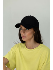 Бейсболка BK-4871 Чорно-синій Чорний 57-58 Синій