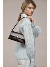 Сумка жіноча з еко-шкіри SYM-25-08 Шоколадний Коричневий