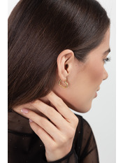 Сережки фігурні SER-13418 Золотистий