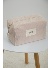 Косметичка вельветова KM-0510 Бежевий