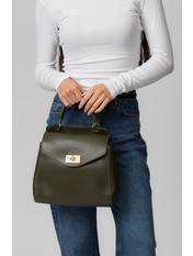 Сумка жіноча з еко-шкіри SYM-60035 Оливковий Зелений