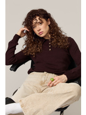 Светр поло KOF-4582 one size Коричневий Коричневий one size