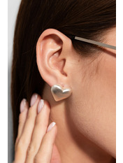 Сережки фігурні SER-240 Сріблястий