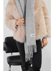 Шарф SH-22102 Світло сірий Сірий