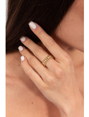 Каблучка KOL-115 Золотистий