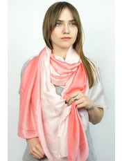 Шарф SSL-1803* Персиковий Коричневий яя_180*100