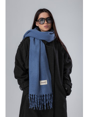 Шарф SH-102225 Синій Джинсовий