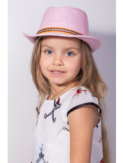 Дитячий капелюх SHL-4132 Рожевий