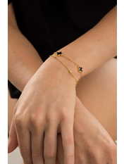 Браслет BRS-9386 Золотистий