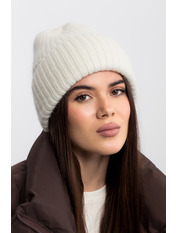 В'язана  шапка SHP-25006 Білий