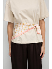 Хустка атласна APL-418 Рожевий