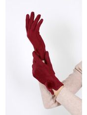 Жіночі рукавиці Пейсі Бордовий one size