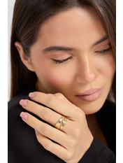 Каблучка KOL-3218 Золотистий