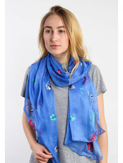 Шарф SVS-18021 Синій яя_183*73
