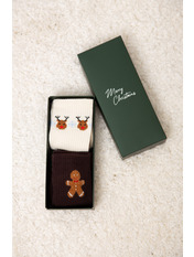 Набір чоловічих новорічних шкарпеток SH-3029 Різнобарвний Різнобарвний 2