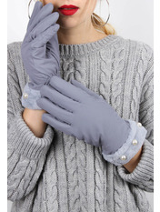 Жіночі рукавички сенсорні Люцій Сірий one size