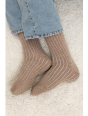 Чоловічі шкарпетки SH-1415-1 Бежевий Світло бежевий