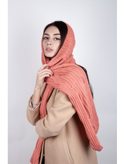 Шарф V1962(6) Бежевий Коричневий Персиковий