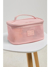 Косметичка сітка L KM-0910 Рожевий