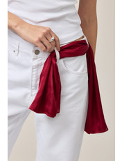 Хустка атласна APL-101 Бордовий Червоний