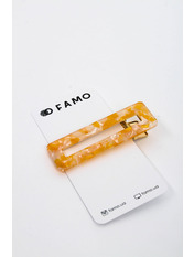 Заколка Веда Жовтий яя_Длина 6.7(см)/ Ширина 2.2(см)