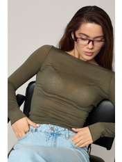 Лонгслів LNG-32122 S Зелений Хакі Хакі S