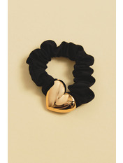 Резинка для волосся REZ-0001 Чорний+золотистий Чорний
