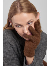 Рукавички RUK-X2423 one size Коричневий Коричневий one size