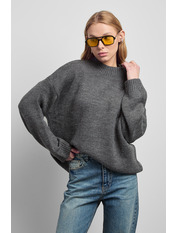 Светр KOF-8533-1 one size Антрацит Сірий Антрацит one size