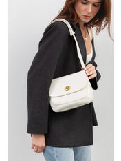 Сумка жіноча з еко-шкіри SYM-1103 Молочний