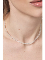 Чокер CH-14872 Прозорий Білий